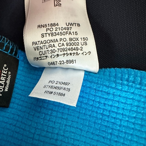 NWT PATAGONIA Adze Hybrid Jacket NEW WITH TAGS Underwater Blue Size XXL - Picture 10 of 16